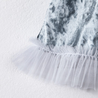 Платье для девочки нарядное KAFTAN "Куколка", серо-голубой, рост 86-92, р.28 Платье для девочки нарядное KAFTAN "Куколка", серо-голубой, рост 86-92, р.28