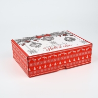 Коробка подарочная новогодняя складная &laquo;Сказочного Нового года&raquo;, 30.7 х 22 х 9.5 см, Новый год