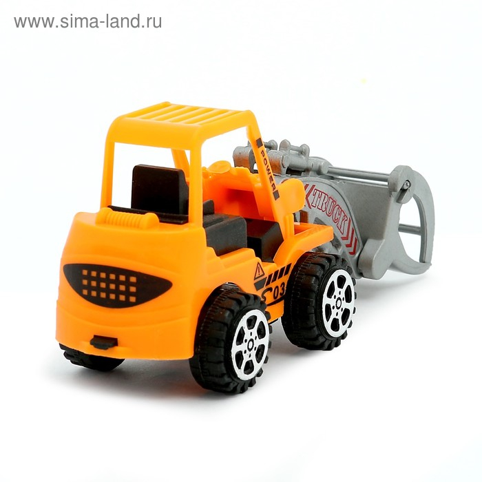 Грузовик радиоуправляемый &laquo;Эвакуатор&raquo;, с погрузчиком, работает от батареек, МИКС