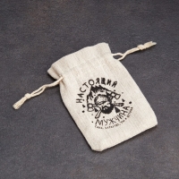 Камни для виски в мешочке "Настоящий мужчина", натуральный стеатит, 6 шт Камни для виски в мешочке "Настоящий мужчина", натуральный стеатит, 6 шт