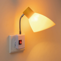 Бра в розетку "Классика" 1х10Вт Е27 желтый 10х14,5х25 см Бра в розетку "Классика" 1х10Вт Е27 желтый 10х14,5х25 см