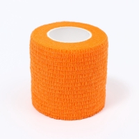 Бинт самофиксирующийся разрывной &laquo;Groomroom&raquo;&lrm;, 5 см х 4,5 м, оранжевый