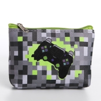 Кошелек детский, цвет микс "Пиксельный мир", 11*7 см микс Кошелек детский, цвет микс "Пиксельный мир", 11*7 см микс