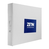 Полотенцесушитель электрический ZEIN PE-05 "Виктория", 400х600 мм, 4 переклад, диммер, черн