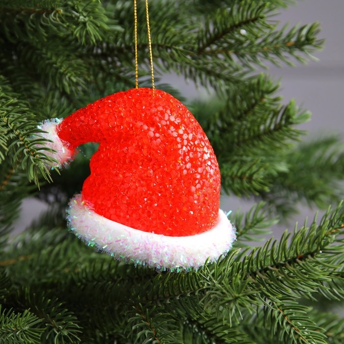 Светодиодная фигура &laquo;Колпак&raquo; 10 см, пластик, батарейки AG13х3 (в комплекте), свечение мульти (RGB)