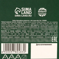 Подарочный набор новогодний &laquo;Волшебных моментов&raquo;: травяной чай, мёд кремовый с клубникой