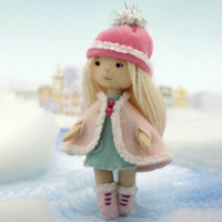 Набор для создания куклы из фетра &laquo;Малышка Люси&raquo; серия &laquo;Подружки&raquo;