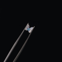 Фигурки для дизайна ногтей &laquo;Бабочки&raquo;, объёмные, цвет разноцветный/полупрозрачный