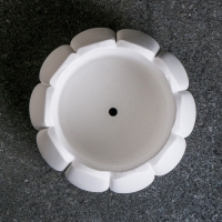 Кашпо "Тыква" белый, 0 15 л / 8,5х6х8,5см Кашпо "Тыква" белый, 0 15 л / 8,5х6х8,5см