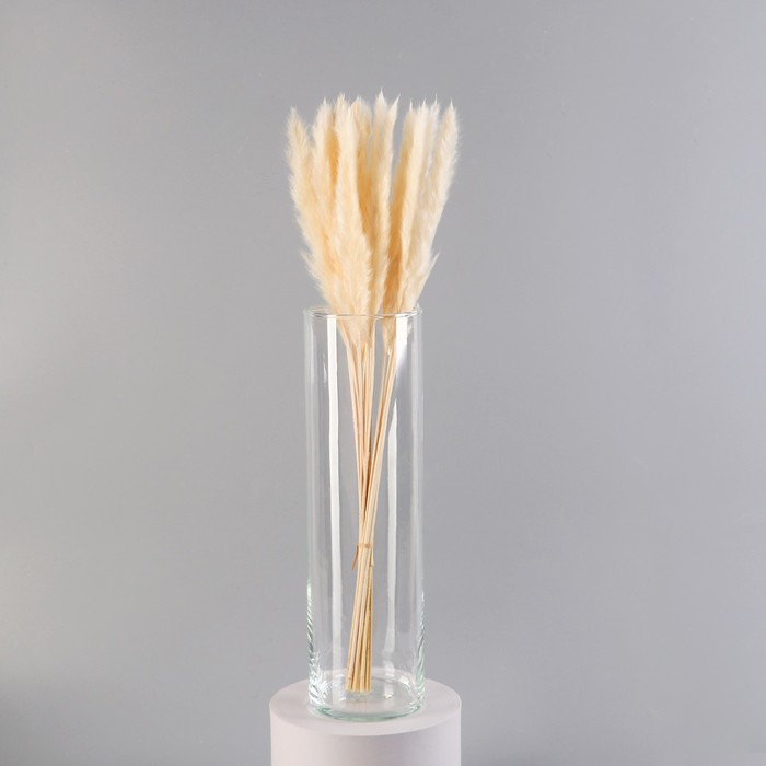 Ваза "Иберетта-400"  h-40см; d-11,5см,  3,8л прозрачная