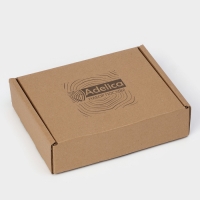 Подарочный набор деревянной посуды Adelica &laquo;С Новым Годом&raquo;, сервировочная доска елочка на подставке 22&times;18 см, масло 100 мл, магнит, в подарочной коробке