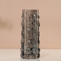 Ваза для цветов &laquo;Джорджия&raquo; из прозрачного черного стекла 18 х 6 х 6 см