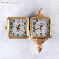 Часы настенные двусторонние, на подвесе "Уличный фонарь", плавный ход, 40 х 31 см Часы настенные двусторонние, на подвесе "Уличный фонарь", плавный ход, 40 х 31 см