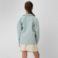 Рубашка для девочки MINAKU: Casual collection KIDS цвет мятный, рост 146 Рубашка для девочки MINAKU: Casual collection KIDS цвет мятный, рост 146