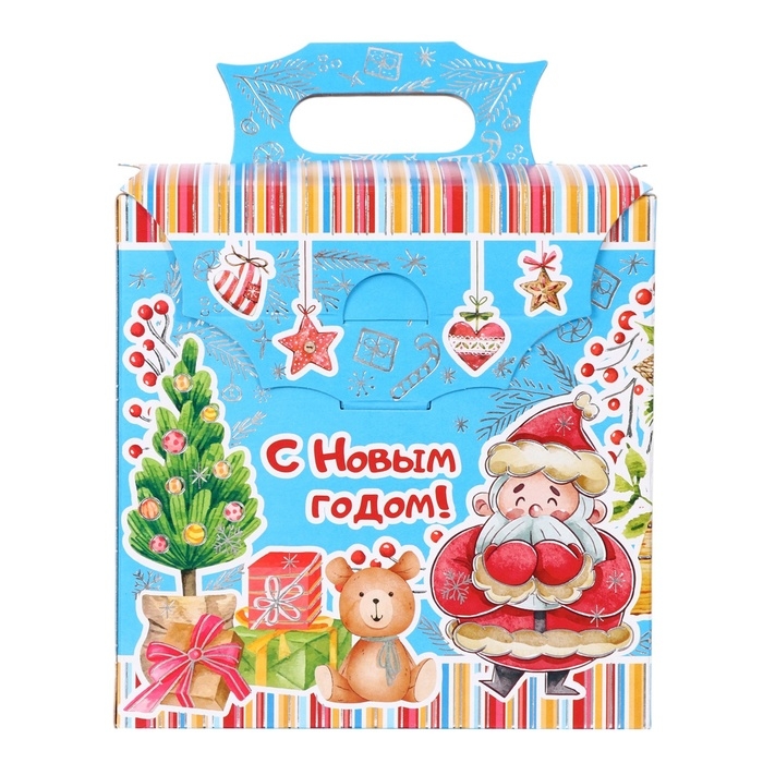 Новый год. Подарочный набор конфет "Веселый праздник", 200 г