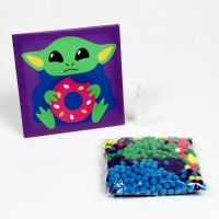 Картина помпонами &laquo;Чудик&raquo;, 20 х 20 см