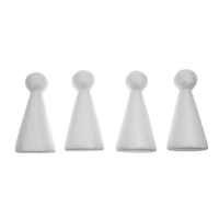 Новый год! Основа для творчества и декорирования &laquo;Колпак&raquo;, набор 4 шт., размер 1 шт. &mdash; 13 &times; 6 &times; 6 см