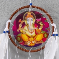 Ловец снов с музыкой ветра "Ганеша" 4 трубки 70х15,7х2 см Ловец снов с музыкой ветра "Ганеша" 4 трубки 70х15,7х2 см