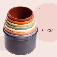 Развивающая пирамидка &laquo;Стаканчики&raquo;, 8 предметов