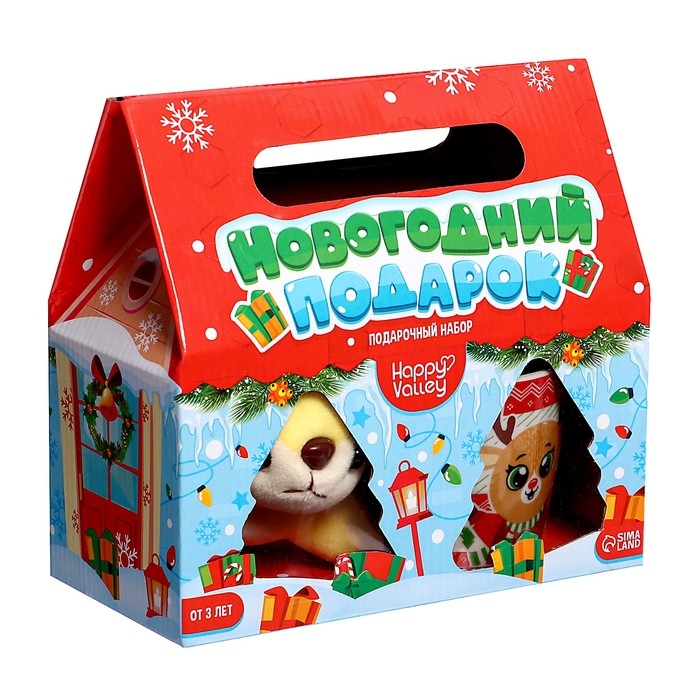 Подарочный набор кружка с игрушкой &laquo;Новогодний подарок&raquo;, МИКС