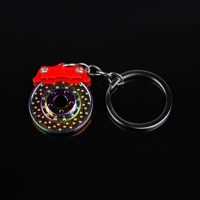 Брелок для ключей Cartage, тормозной диск, металл, перламутровый