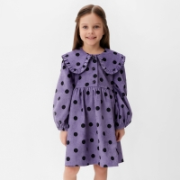 Платье детское вельветовое KAFTAN "Горошек" р.32 (110-116 см) Платье детское вельветовое KAFTAN "Горошек" р.32 (110-116 см)