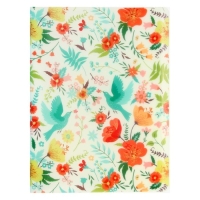 Папка с 30 вкладышами Calligrata "Цветы" А4, пластик, 400 мкм, МИКС Папка с 30 вкладышами Calligrata "Цветы" А4, пластик, 400 мкм, МИКС