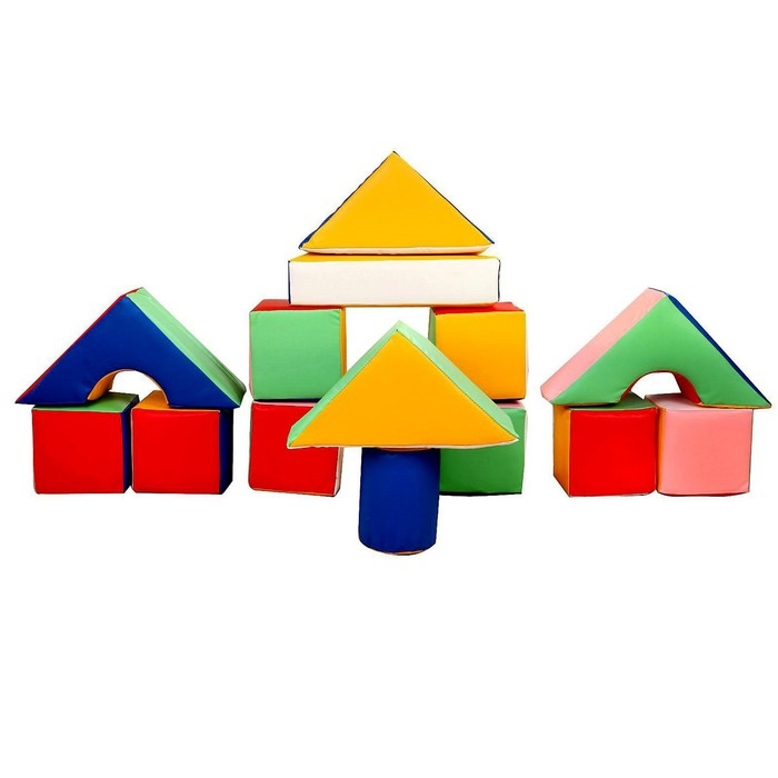 Детский игровой конструктор, 14 элементов, МИКС Детский игровой конструктор, 14 элементов, МИКС