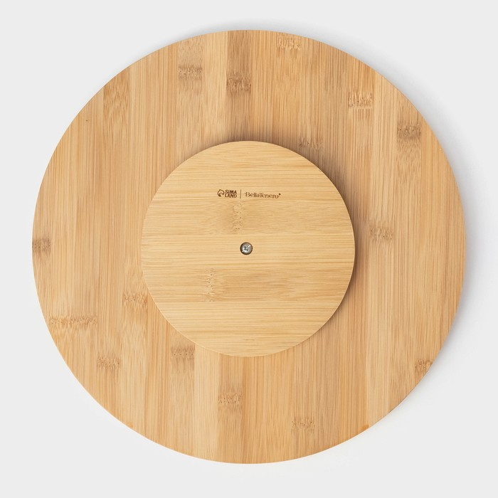 Подставка крутящаяся для подачи, 32&times;32 см, бамбук
