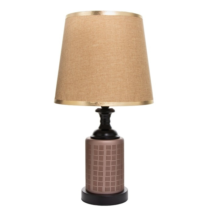 Настольная лампа Берта E27 40Вт черный 25х25х42,5 см RISALUX