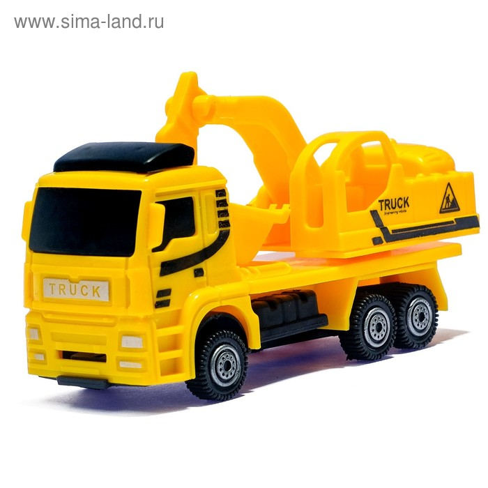 Набор инерционных машин &laquo;Стройка&raquo;, 3 штуки, в пакете