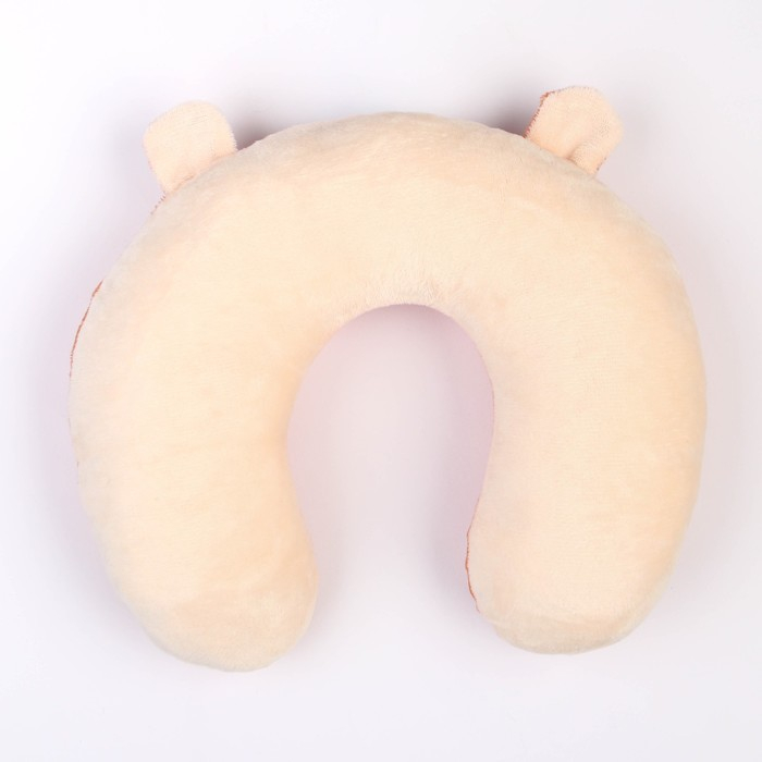 Подушка дорожная детская для путешествий «Мишка», рогалик, Крошка Я Подушка дорожная детская для путешествий «Мишка», рогалик, Крошка Я