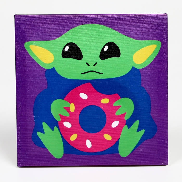 Картина помпонами &laquo;Чудик&raquo;, 20 х 20 см