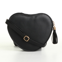 Сумка детская для девочки на молнии &laquo;Выбражулька&raquo;, цвет чёрный