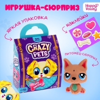 Игрушка-сюрприз Crazy Pets, с наклейками Игрушка-сюрприз Crazy Pets, с наклейками