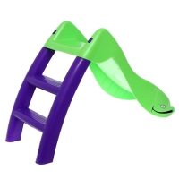 Горка &laquo;Дельфин&raquo;, цвет зелёно-фиолетовый