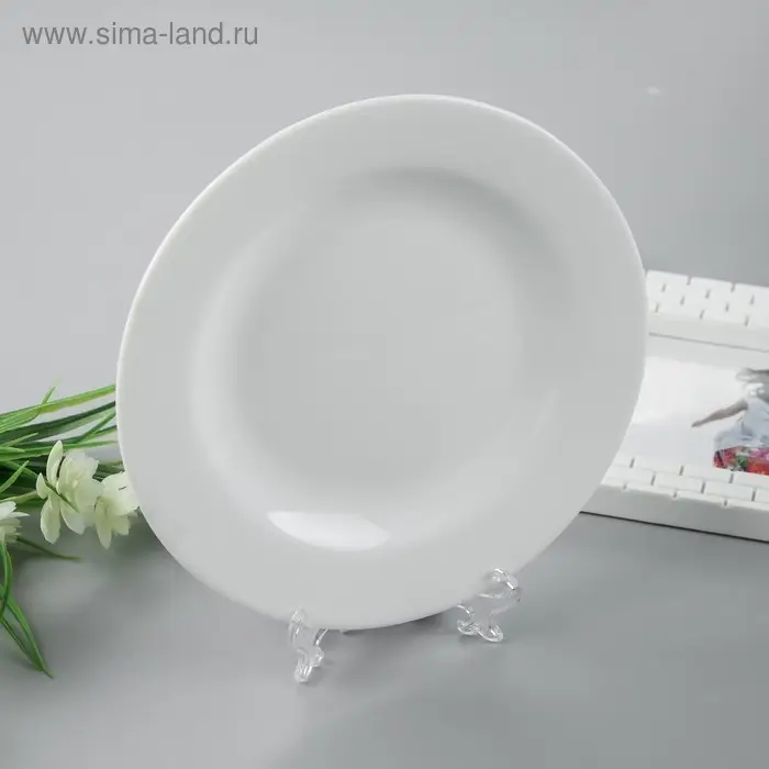 Подставка для тарелок 10 см, прозрачная, для тарелок d=10-13 см