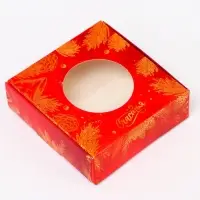 Подарочная коробка сборная с окном &laquo;Исполнения желаний&raquo;, 10&times;10&times;3 см