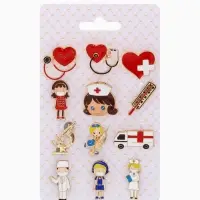 Брошь &laquo;Медицина&raquo;, форма МИКС, цвет золото (неделимая фасовка 12 шт., цена за шт.)