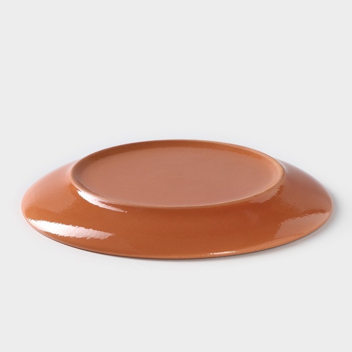 Тарелка ColorLife, d=24 см, h=2,5 см, цвет зелёный