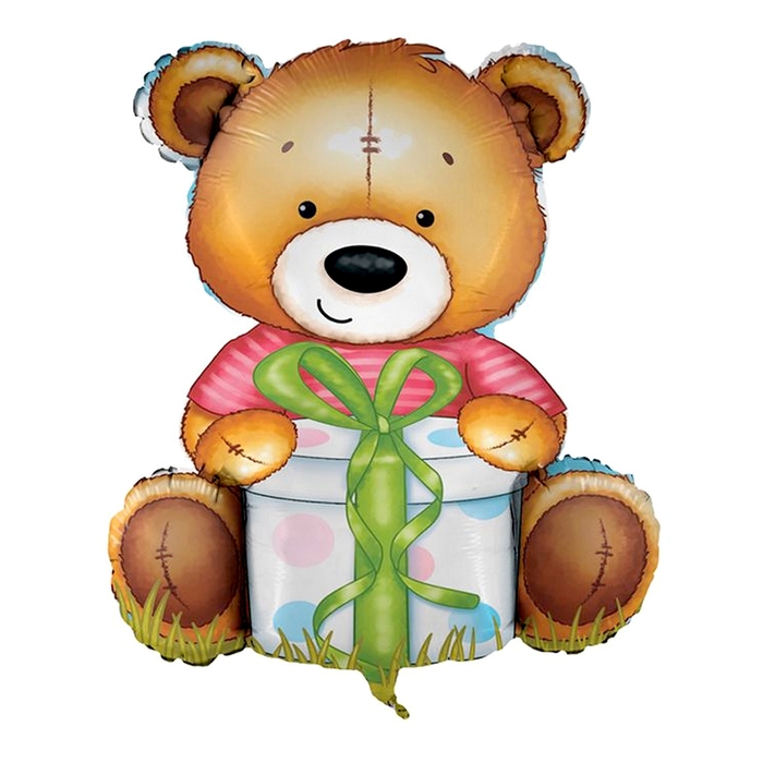 Фольгированный шар 33 Фольгированный шар 33" «Милый мишка», фигура