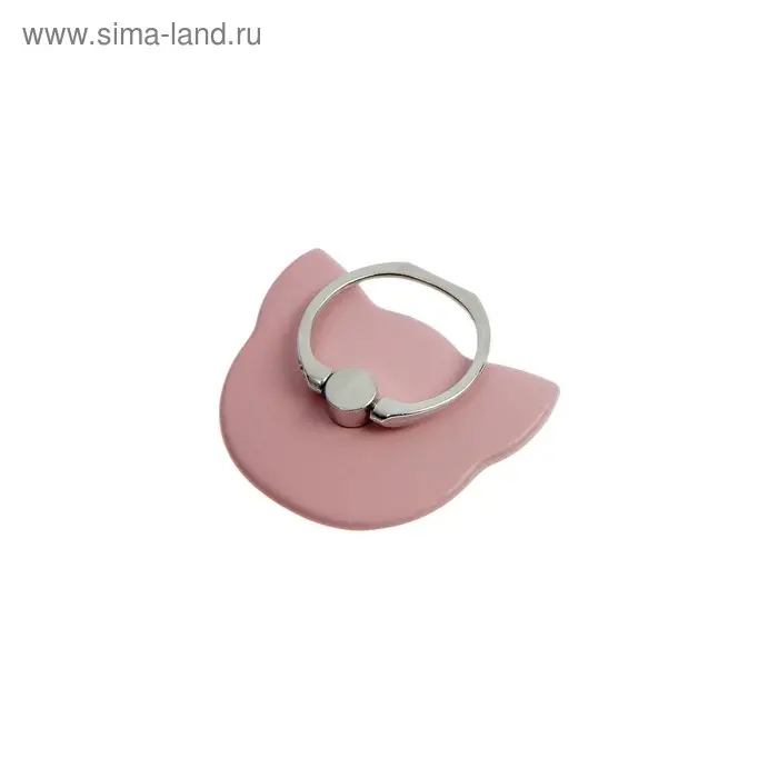 Держатель-подставка с кольцом для телефона Luazon, в форме "Кошки", розовый