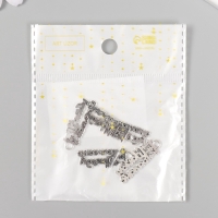 Металлический элемент, декоративная подвеска &laquo;Бухгалтер: Найду баланс&raquo; набор 5 шт 2,7х1 см