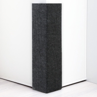 Когтеточка настенная двойная угловая, 50 х 25 см, серая