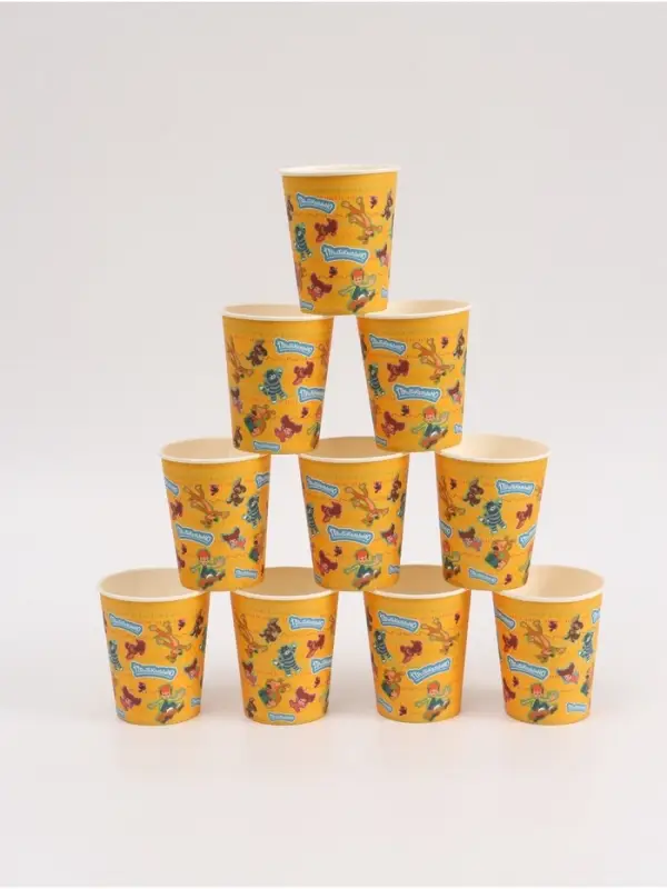 Стакан одноразовый &laquo;Простоквашино&raquo; 250 мл, набор 10 шт, Союзмультфильм