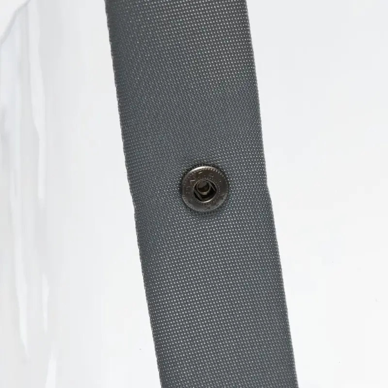 Шопер Clear Fest, ver.2, прозрачный с серыми ручками