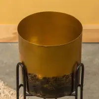 Кашпо на подставке "Хани" железо 18х18х56 см