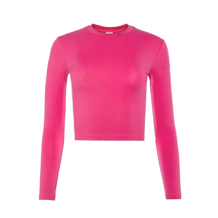 Лонгслив женский MINAKU: Basic line цвет фуксия, р-р 44
