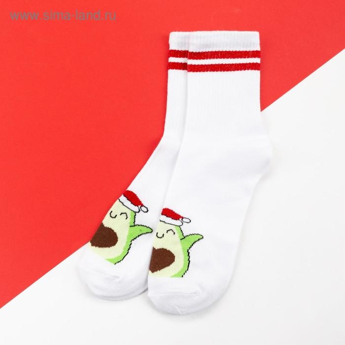 Носки новогодние женские KAFTAN "Авакадо" размер 36-39 (23-25 см)