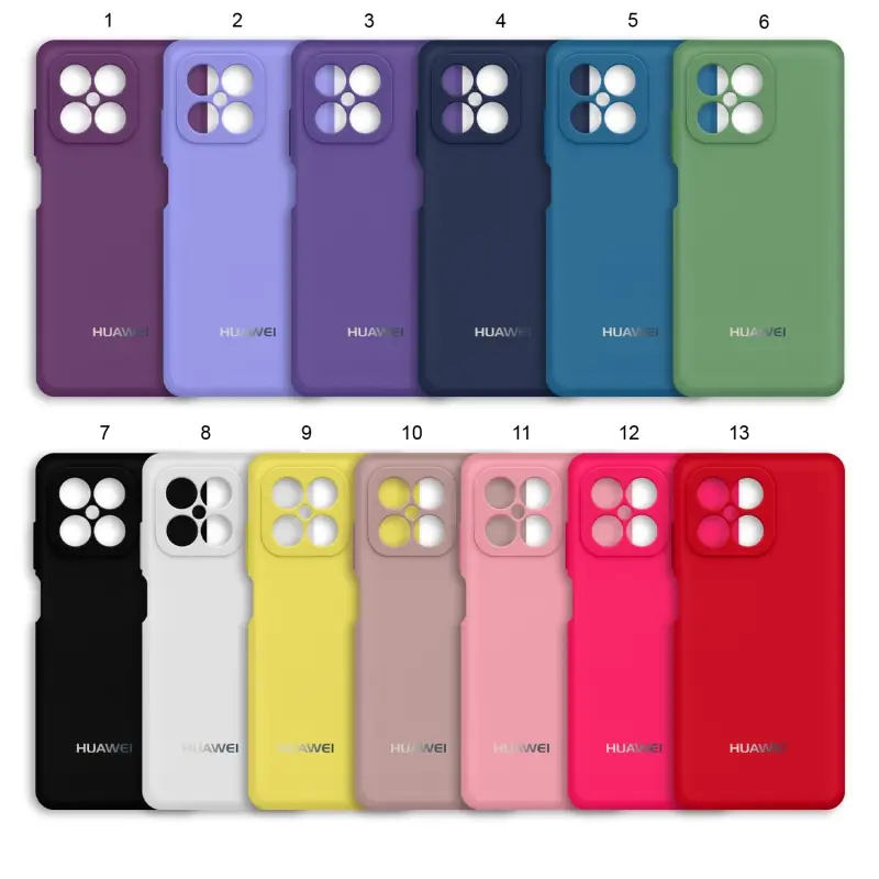 Чехол Huawei Honor X8 Silicone Cover (с лого)